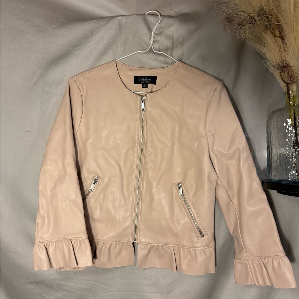 Women's pinkish-cream Bomber Jacket
